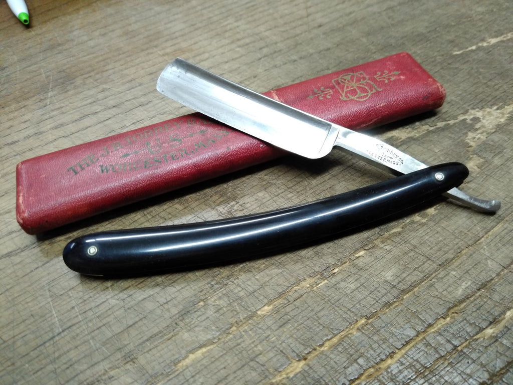 Jr Torrey Razor Vtg Antique JR Torrey Co No 146 Straight Razor 11/16