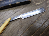 Vtg Antique Challenge Cutlery Straight Razor 9/16" New York w/Box!