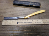 Vtg Antique Challenge Cutlery Straight Razor 9/16" New York w/Box!