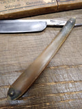 Vtg Antique W Greaves & Sons Straight Razor Sheffield Works England 7/8" w/Box!