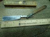 Vtg Antique W Greaves & Sons Straight Razor Sheffield Works England 7/8" w/Box!