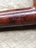 Vtg Television Churchwarden Smoking Tobacco Pipe EP AR Silver Band Stinger 11"