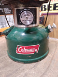 Vtg Coleman 2 Mantle Gas Camping Fishing Lantern 4/76 Pyrex Globe Model 220J
