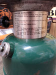Vtg Coleman 2 Mantle Gas Camping Fishing Lantern 4/76 Pyrex Globe Model 220J
