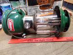 Vtg Coleman 2 Mantle Gas Camping Fishing Lantern 4/76 Pyrex Globe Model 220J
