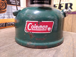 Vtg Coleman 2 Mantle Gas Camping Fishing Lantern 11/74 Pyrex Globe Model 220H
