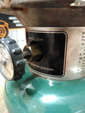 Vtg Coleman 2 Mantle Gas Camping Fishing Lantern 11/74 Pyrex Globe Model 220H