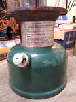 Vtg Coleman 2 Mantle Gas Camping Fishing Lantern 11/74 Pyrex Globe Model 220H