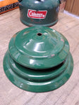 Vtg Coleman 2 Mantle Gas Camping Fishing Lantern 11/74 Pyrex Globe Model 220H