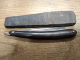 Vtg George Wostenholm Celebrated I XL Straight Razor 7/8" Sheffield Coffin Box!