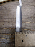 Vtg Unbranded Straight Razor 10/16" Fancy Handle Good Shape!