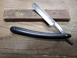 Vtg W Hill's Worcester Razor Company Hollow Ground Straight Razor Original Box!