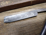 Vtg W Hill's Worcester Razor Company Hollow Ground Straight Razor Original Box!