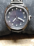 Vtg NOS Unisex Bulova Harley Davidson Wrist Watch Scull & Black Dial 50M WR Box
