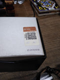 Vtg NOS Unisex Bulova Harley Davidson Wrist Watch Scull & Black Dial 50M WR Box