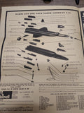 Vtg 1958 Revell North American X-15 Model Kit H 198 89 Scale 1/64 Open Box