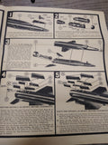Vtg 1958 Revell North American X-15 Model Kit H 198 89 Scale 1/64 Open Box