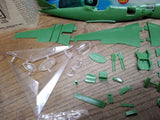 Vtg The Lindberg Line Messerschmitt ME 262 Model Kit #538 1/4 Scale Open Box