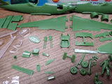 Vtg The Lindberg Line Messerschmitt ME 262 Model Kit #538 1/4 Scale Open Box
