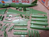 Vtg The Lindberg Line Messerschmitt ME 262 Model Kit #538 1/4 Scale Open Box