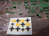 Vtg The Lindberg Line Messerschmitt ME 262 Model Kit #538 1/4 Scale Open Box