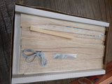 Vtg White Wings 6 Gliders Airplane Kit AG 600 Balsa Wood Fiber Japan w/Open Box