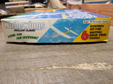 Vtg White Wings 6 Gliders Airplane Kit AG 600 Balsa Wood Fiber Japan w/Open Box