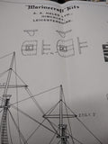 Vtg Marinecraft Kits HMS Victory Wooden Ship Model MC 7 Open Box Made In England