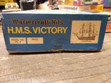 Vtg Marinecraft Kits HMS Victory Wooden Ship Model MC 7 Open Box Made In England
