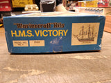 Vtg Marinecraft Kits HMS Victory Wooden Ship Model MC 7 Open Box Made In England