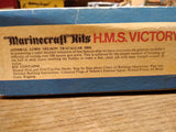Vtg Marinecraft Kits HMS Victory Wooden Ship Model MC 7 Open Box Made In England