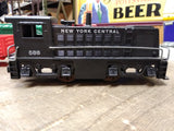 Vtg Marx O Gauge Train Set NYC 588 Diesel Switcher w/Car Hauler & 4 Cars Box!
