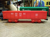 Vtg Marx O Gauge Train Set NYC 588 Diesel Switcher w/Car Hauler & 4 Cars Box!