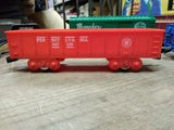 Vtg Marx O Gauge Train Set NYC 588 Diesel Switcher w/Car Hauler & 4 Cars Box!