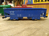 Vtg Marx O Gauge Train Set NYC 588 Diesel Switcher w/Car Hauler & 4 Cars Box!