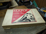 Vtg Marx O Gauge Train Set NYC 588 Diesel Switcher w/Car Hauler & 4 Cars Box!