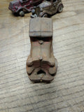Vtg Antique Toy 1930's AC Williams Cast Iron Red Truck Steel Artillery Wheels