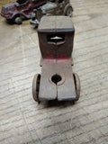 Vtg Antique Toy 1930's AC Williams Cast Iron Red Truck Steel Artillery Wheels