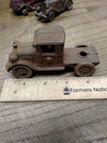 Vtg Antique Toy 1930's AC Williams Cast Iron Red Truck Steel Artillery Wheels