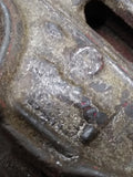Vtg Antique Toy 1930's AC Williams Cast Iron Red 2 Door Sedan Steel Wheels