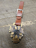 Vtg Detroit Diesel Brass WATCH FOB Engines Inc Phila Harrisburg Heavy Equipment