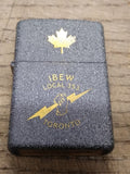 Vtg 2008 NOS Sealed Zippo IBEW Local 353 Toronto Cigarette Lighter Made In USA!