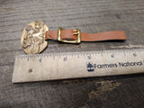 Vtg Galion Heavy Construction Equipment Cranes Rollers Graders Brass WATCH FOB