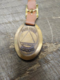 Vtg Euclid Pivot Steer Loaders Heavy Construction Equipment Brass WATCH FOB