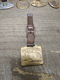 Vtg Galion Tandem Rollers & Graders Heavy Construction Equipment Brass WATCH FOB