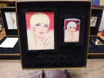 Vtg Sealed ZIPPO 1996 Limited Edition Classic Pinup Petty Girl Lighter RED w/Box