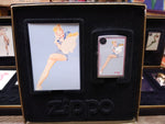 Vtg Sealed ZIPPO 2000 Limited Edition Classic Petty Flower Girl Lighter w/Box