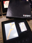 Vtg Sealed ZIPPO 2000 Limited Edition Classic Petty Flower Girl Lighter w/Box