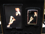 Vtg Sealed ZIPPO 1999 Limited Edition Classic Fadaway Petty Girl Lighter w/Box!