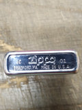 Vtg 2001 ZIPPO Playboy Bunny Head Cigarette Lighter Polished Chrome Sparks USA!